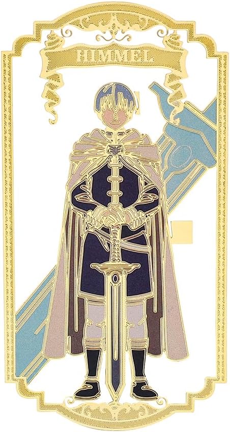 Anime Frieren: Beyond Journey's End Bookmark Stainless Steel Manga Fans Cartoon Fashion Student Scholar Learning Gift (Himmel)
