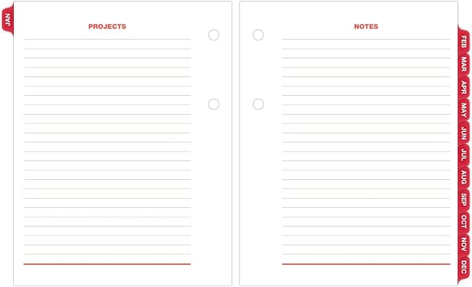 AT-A-GLANCE 2026 Desk Calendar Refill, Daily, 3" x 3-3/4", Mini, Loose-Leaf (E9195026)