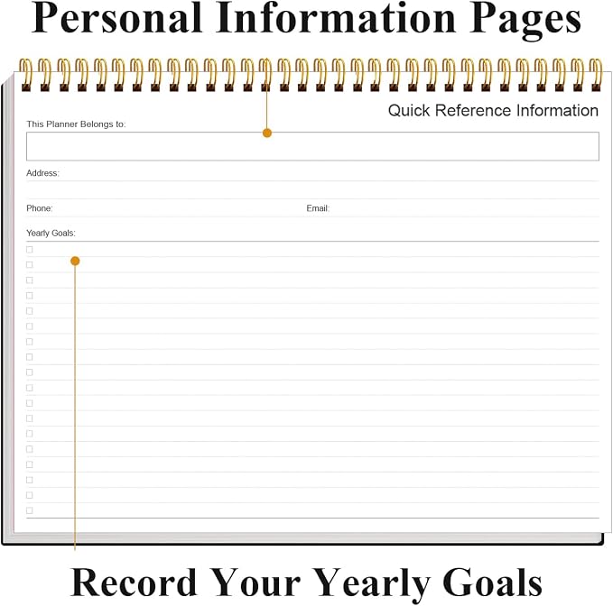 (3-Pack) Weekly Productivity Planner - 8.5" x 11" Dashboard Desk Notepad Has 6 Focus Areas to List Tasks for Goals, Projects, Clients, Academic or Meal-Organize Your Daily Work Efficiently, 54 Weeks