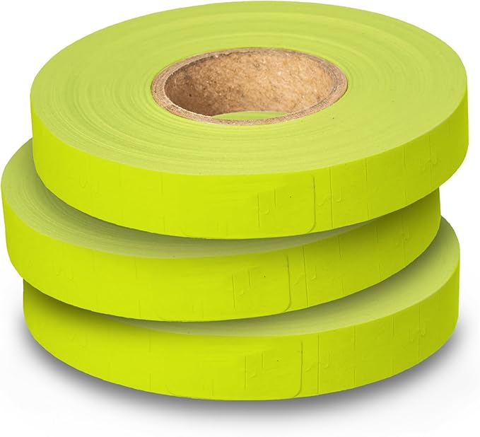 Yellow Pricing Labels for Monarch Price Labeler, 1 Case of 15 Sleeves, 240 Rolls (15, Green)