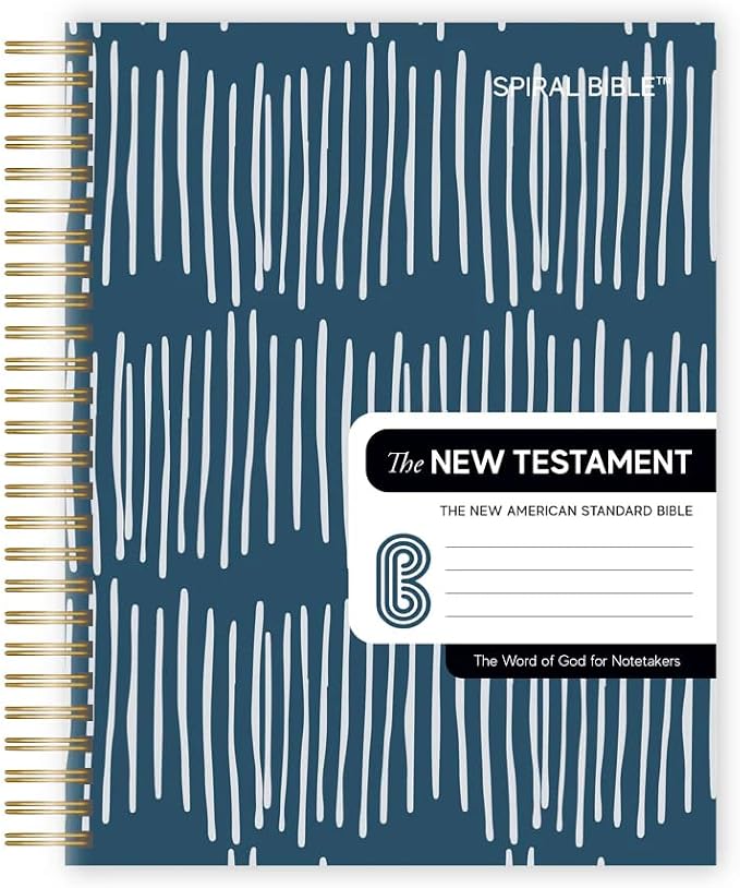 Spiral Bible® NASB New Testament (Hardcover) | New American Standard Bible 2020 | Spiral Bound Journaling | Wide Margin, Lay Flat Bible for Notes and Study