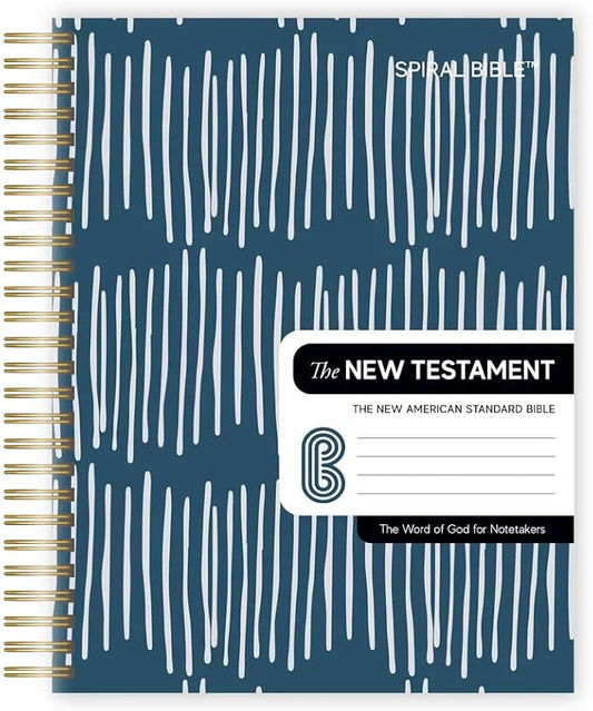 Spiral Bible® NASB New Testament (Hardcover) | New American Standard Bible 2020 | Spiral Bound Journaling | Wide Margin, Lay Flat Bible for Notes and Study