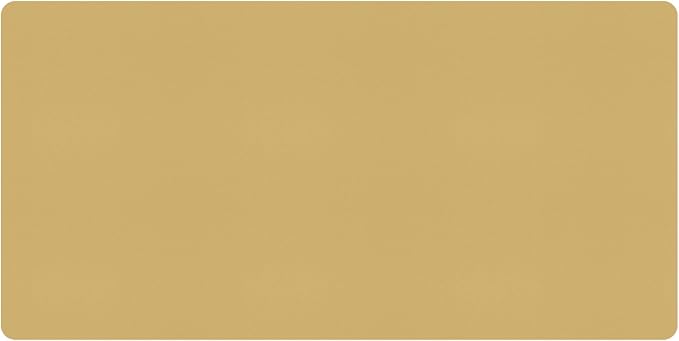 Bloss Light Yellow Desk Mat 31.5"x15.7", Desk Matt for Desktop, Waterproof Leather Large Mouse Pad, Computer Mat for Office/Home/Decor