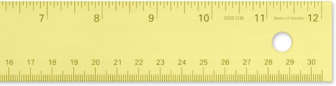 Alumicolor 12-inch Standard Aluminum T-Square for Art Framing & Drafting, Gold