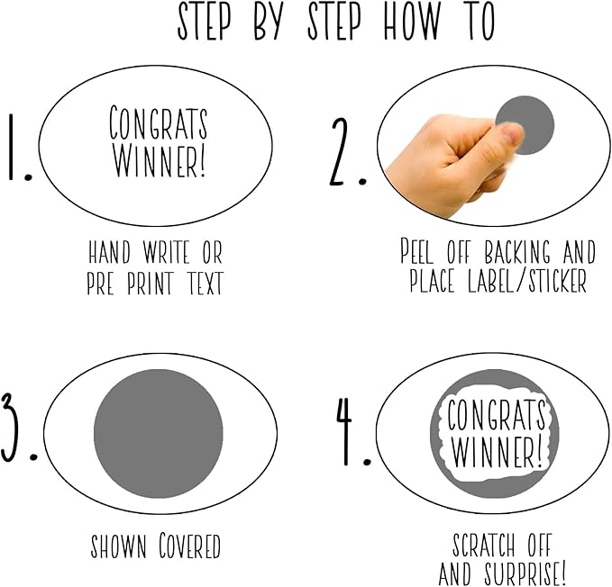 My Scratch Offs - 50 Pack Scratch Off Card Vintage Chalkboard DIY Make Your Own for Teacher Rewards, Classroom Supplies, Prizes and Games for Student