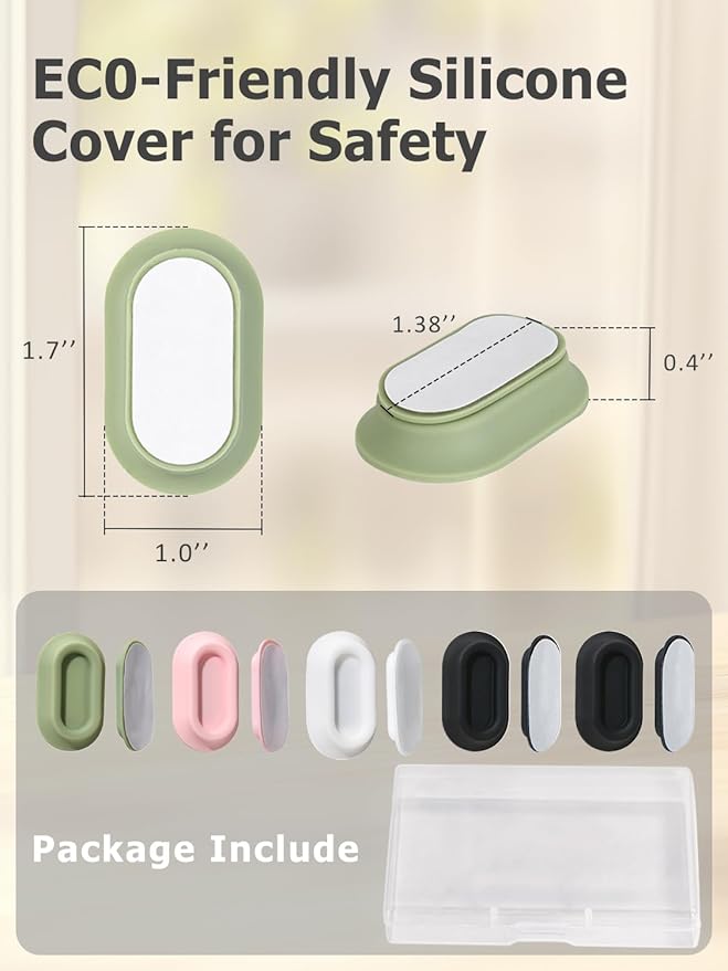 Remote Control Holder Wall Mount, 5 Pcs Drill-Free Magnetic Remote Control Holder for TV Fan Air Conditioner Remotes RV Storage and Organization