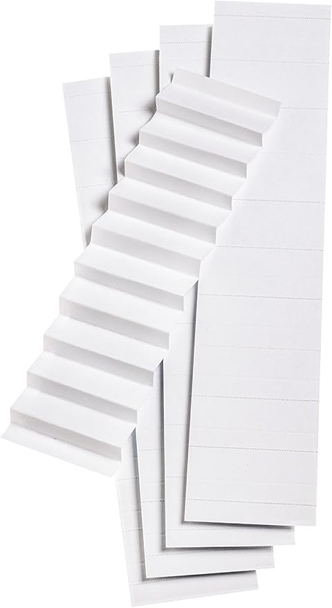 Pendaflex Blank Inserts for 1/5 Cut Hanging File Folders, 2 in, White, 100/Pack (242) (3 Pack)