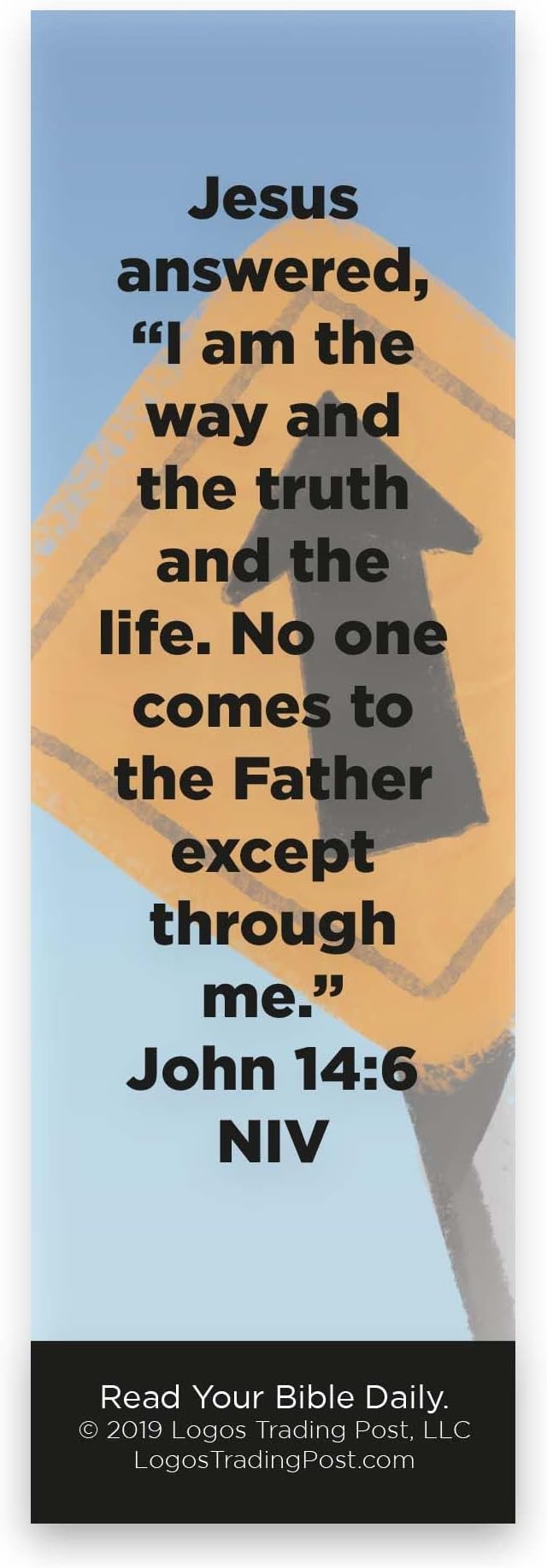 Jesus is the Way, John 14:6, Bulk Pack of 25 Christian Bookmarks, Bible Verse Book Markers, Sunday School Prizes with Memory Verses, Scripture Gifts
