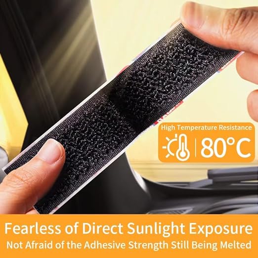 Adhesive Back Tape Roll Black Reusable Adhesive Hook and Loop Customizable Cutting Suitable for a Wide Range of scenarios