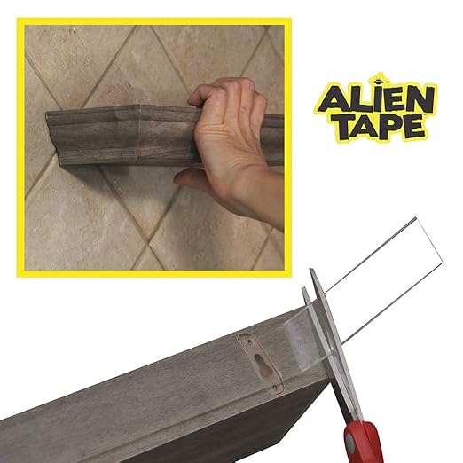 ALIEN TAPE Nano Double Sided Tape 60 Feet, 6 Rolls - Multipurpose Removable Adhesive Transparent Grip Mounting Tape Washable Sticky - Heavy Duty for Crafts, DIY Projects, Home Repairs - As Seen On TV