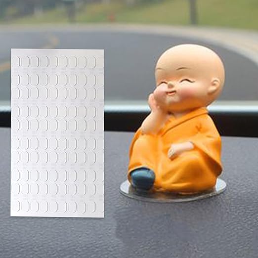100Pcs Double Sided Adhesive Dots Removable None Traces Clear Sticky Putty Tape Stickers for Craft Projects Home Decoration