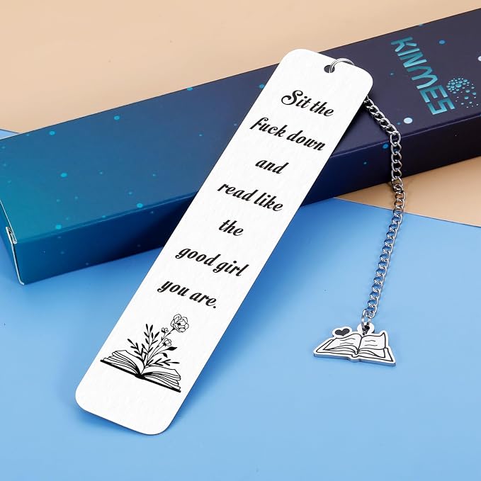 Smutty Bookmarks, Smut Book Merch Smutty Book Lovers Gifts for Women Female Friend Book Lover Bookish Gifts Christmas Stocking Stuffers Book Accessories for Bookworm Nerd Book Club Birthday Gifts