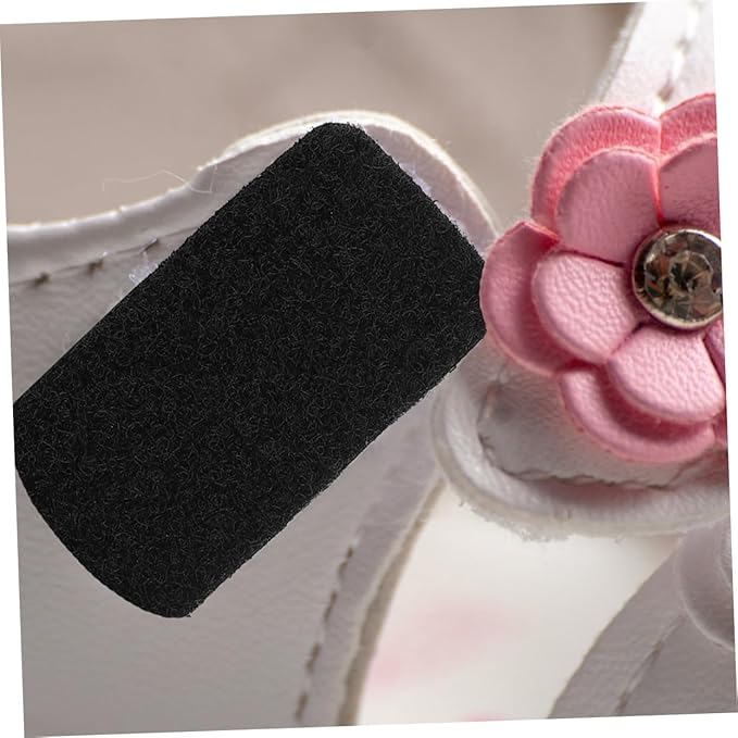Lurrose 30pcs Double-Sided Adhesive Nylon Hook and Loop Strips for Carpet Fixing Heavy Duty Strips for Home Decoration and Installation