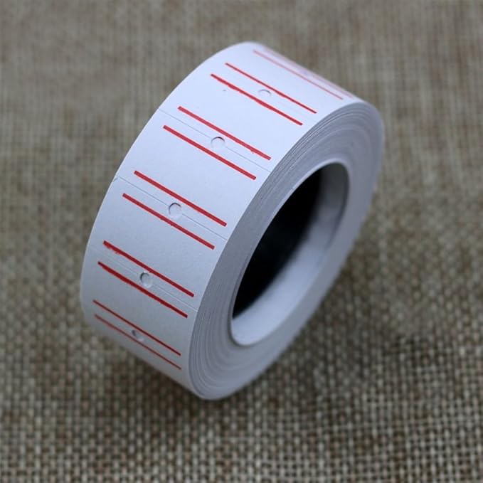 Hatisan Price Gun Labels for Mx-5500 Price Gun Labeller, Super Sticky Price Tag Labels Price Sticker (30 Rolls)