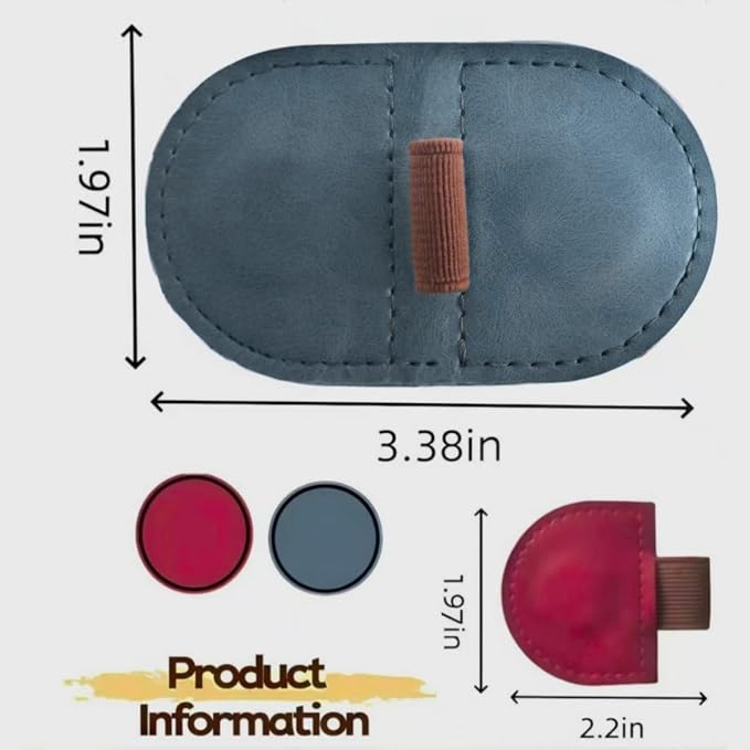 Vintage Mark Bookmark with Pen Holder, Magnetic Leather Bookmarks for Men Women Kids Book Lovers, Personalized Magnet Bookmark Clip Page Markers for Student Teacher Gifts Reading Accessories