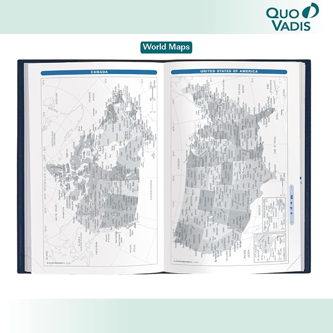 Quo Vadis 2026 Refill for Minister - Weekly/Monthly Planner - 12 Months, Jan. to Dec. - 6 1/4 x 9 3/8" - Time Management Appointment Organizer