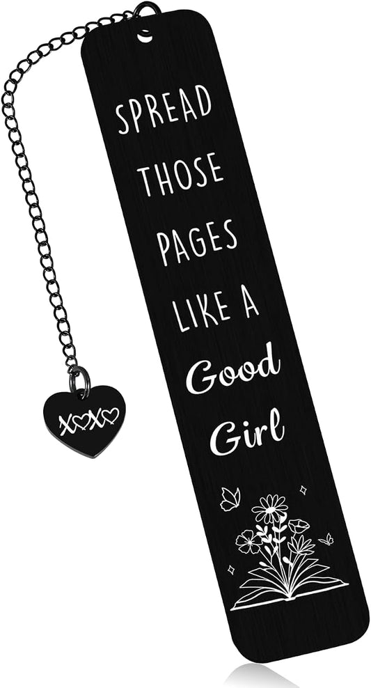 Bookmarks for Women Dark Romance Bookmarks Funny Book Marks for Reading Women Book Lovers Spicy Smutty Bookmark Gifts Metal Reading Accessories Readers Bookish Bookworm Merch Christmas