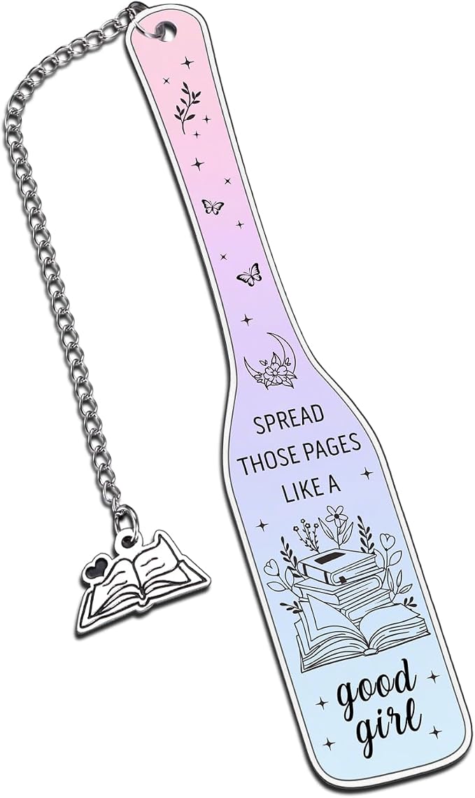 Funny Bookmarks for Women, Smut Bookmark for Reading Women, Dark Romance Bookmarks for Girls Bookworms Nerd Book Lovers, Spicy Book Marks for Friends Adults Female, Dorm Room Essentials for Girls