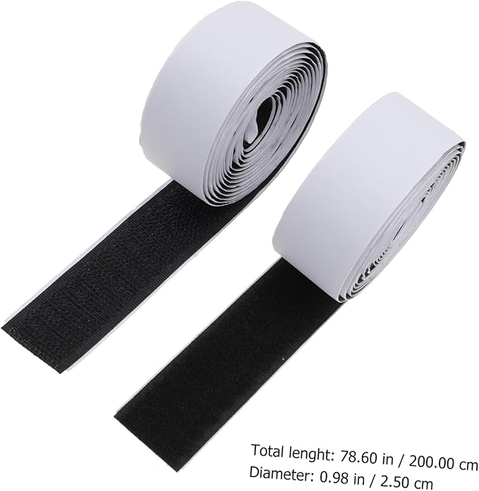 ibasenice 2pcs Guitar Effector Tape Adhesive Grip Tape Strong Fastener for Pedal Board Guitar Supplies
