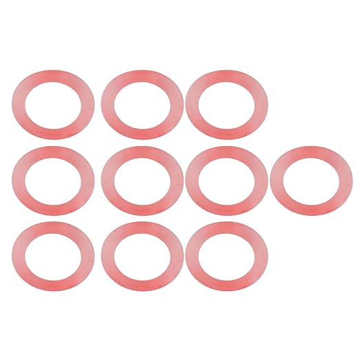 10 Pcs PET Double Sided Tape, Strong Viscosity Mounting Tape, Red PET Adhesive Tape for Electronics Fixation and Home Office Use with Firm Hold (2mm)