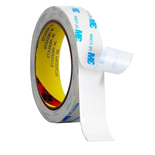 Double Sided Tape Heavy Duty, 3/4in×10ft Picture Hanging Strips for Posters, Removable Waterproof No Wall Damage Foam Tape, Adhesive Mounting Tape for Paint Wall