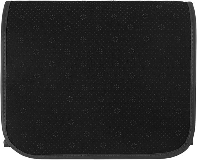 IPENNY No-Slip PU Leather Sofa Armrest Organizer, Remote Control Holder Arm Chair Beside Storage Bag for Recliner with 5 Pockets (Black)