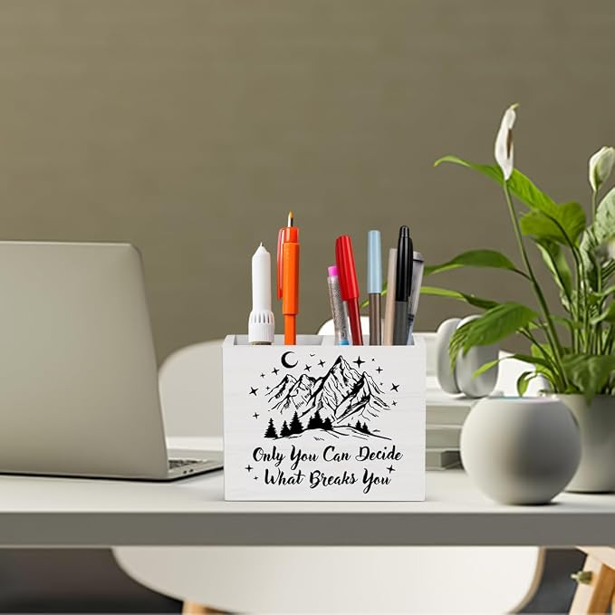 Book Gifts for Book Lovers Reader Writer Librarian book Wooden Pencil Holder desk decor for Library Office Home Christmas Birthday Holder2822