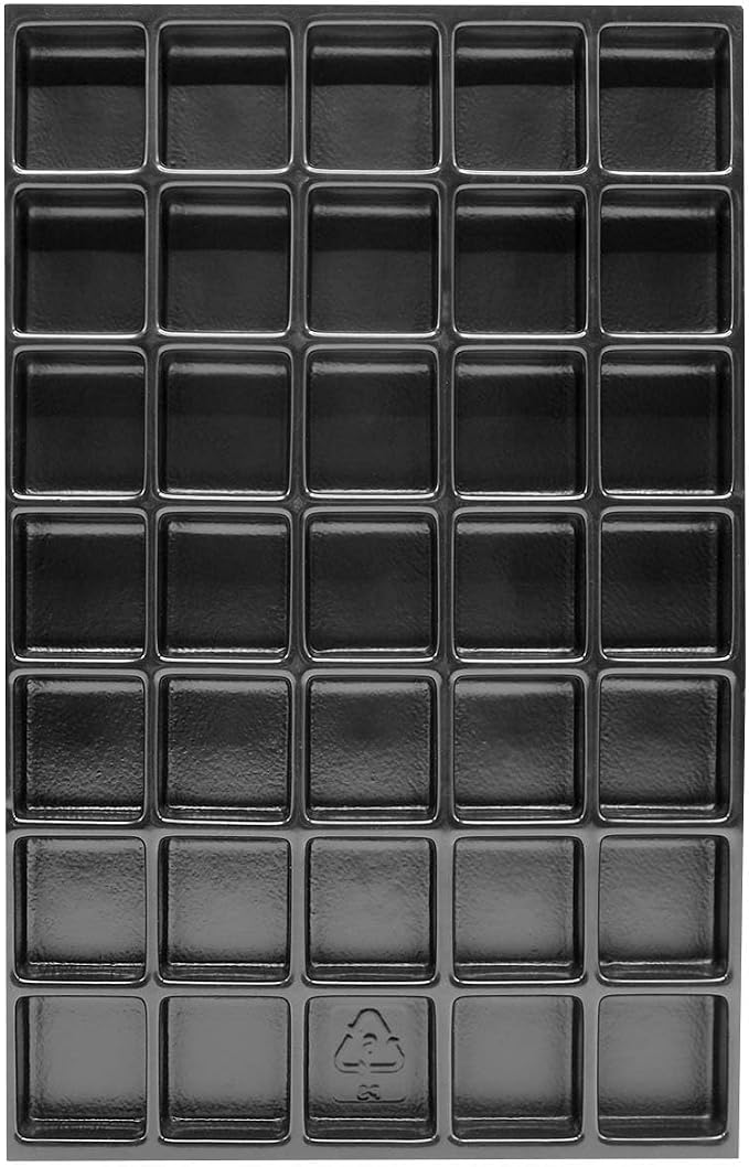Bisley MultiDrawer Cabinet Insert Trays, 35-Section Insert, 7/8" Depth, Perfect for Low-Profile Drawers