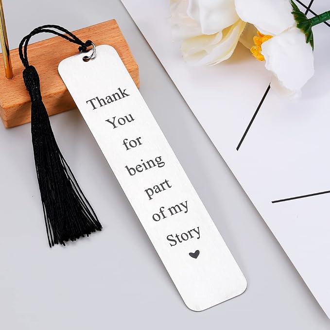 End of School Teacher Gifts Teacher Appreciation Gift Bookmarks Teacher Appreciation Gifts Science Teacher Gift Preschool Teacher Bookmarks for Women Thank You for Being Part of My Story for Women