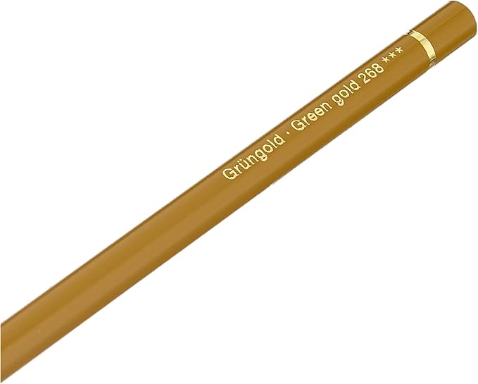 Faber-Castell Polychromos Artists' Single Pencil - Colour 268 Green Gold
