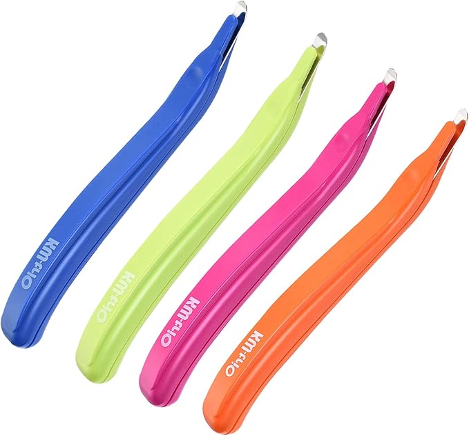 YOKIVE 4 Pcs Staple Remover, Office Magnetic Stapler Puller | Remove Staples Great for Office Home Desktop Accessories (Blue, Green, Orange, Rose Red)