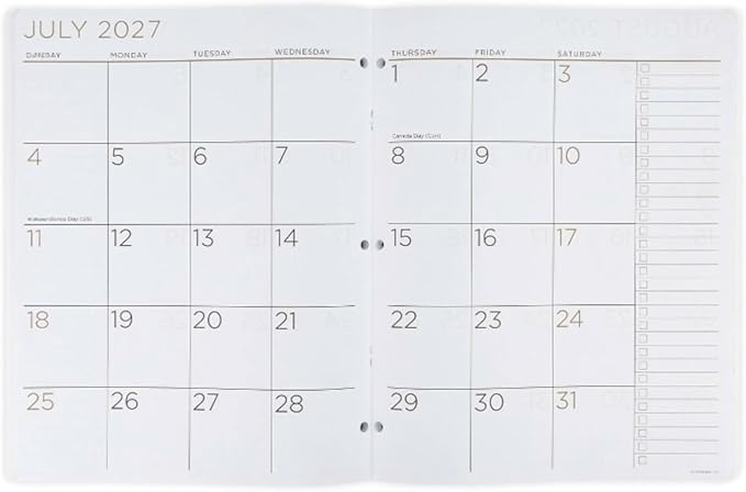 PlanAhead Home/Office 2-Year Monthly Planner, April 2026 – March 2028, 8.5 x 11 Inches and Customized Color Pen (Flowers)