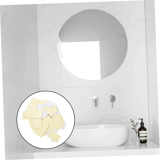 STOBAZA 100pcs Heavy Duty Double Sided Tape Adhesive Pads for Wall Mounting Mirror Craft