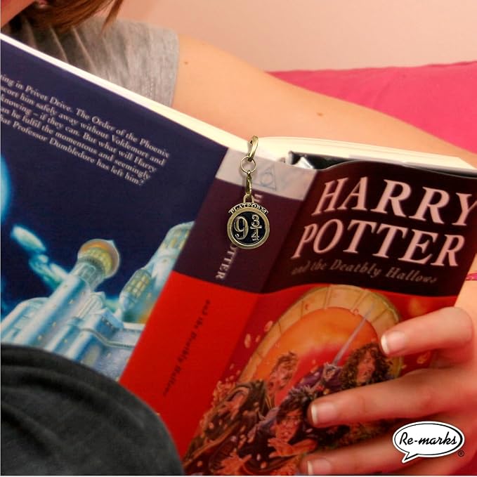 Re-marks Harry Potter Metal Bookmark (3 Charms) for All Ages