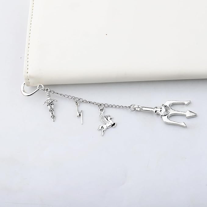 MAOFAED Greek Mythology Bookmark for Book Lover, Heroes of The Olympus Gift, Bookish Merchandise(lightningBm)