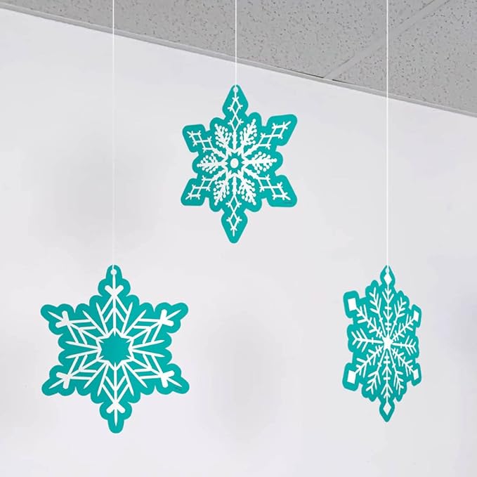CTP Snowflakes 6" Cut-Outs Learning Décor Accents for Winter & Holiday Classroom Theme (Creative Teaching Press 10595)
