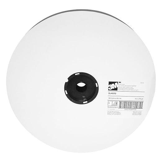 3M SJ4570 Dual Lock Low Profile Reclosable Fastener, Clear 2" Wide x 50 Yards Yards (Pack of 1)