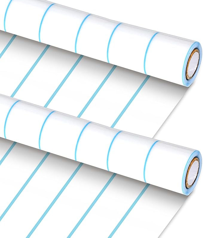 2 Rolls Notebooks Bulletin Board Paper Roll Non-Woven Bulletin Board Background Reusable Waterproof Classroom Poster Fade Resistant Poster for Classroom Decor Wrapping Craft Supplies 15.6In x 12 Ft