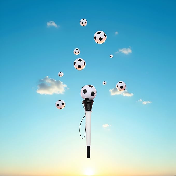 Black-White Funny Bounce Football Pens,Football launching pen,Football shooting pen,Bouncing Gel Ink Pen for Home Birthday Party Favors,Writing and Correction Supplies