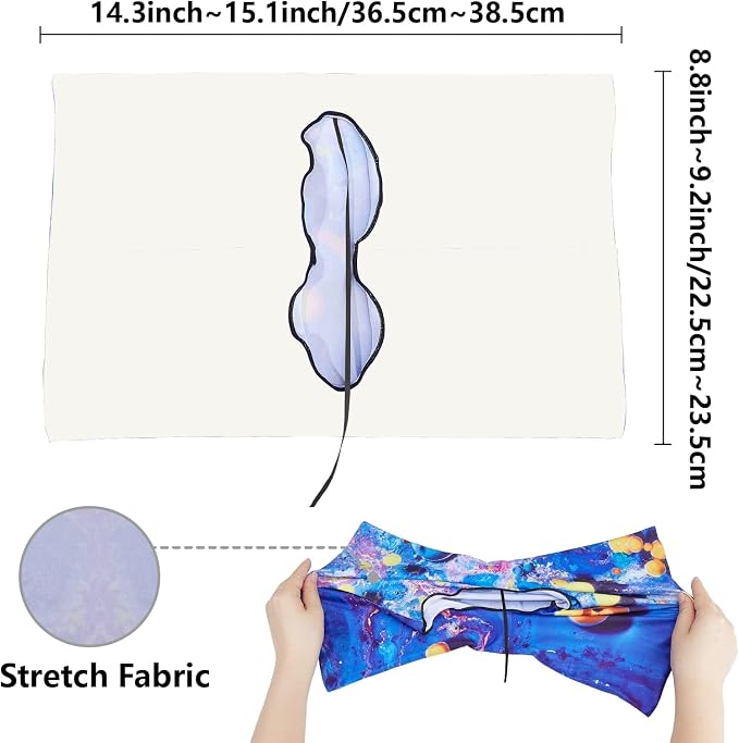 CRASPIRE Red Flower Stretchable Book Cover Cartoon Drawing Jumbo Fabric Reusable Washable Large Nylon Book Protector Elastic Notebook Wraps Suitable for Paperbacks Textbook Booknish Classmate Gifts