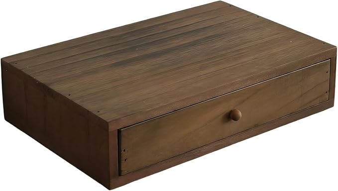 Wooden Desktop Holder with Spacious Compartments Storage Box Perfect for Documents and Craft Supplies Wooden Offices Planner