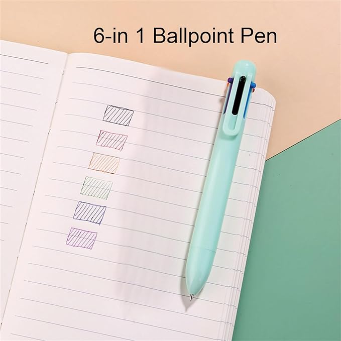 MOZXIRZ 9 Pcs Cute Green Stationery Set Cat Paw School Supplies Kawaii Office Supplies Including Pens Highlighter Pencil Sharpener Eraser Correction Tape Ruler Sticky Flag Tabs (Gradient Green)