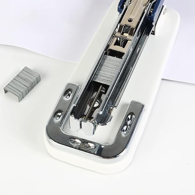 KUYWLMKMZZ Desk Stapler Rotatable Stapler Desktop Stapler Document Corrector Practical Office Tool Suitable for Office Document Binding and Finishing School Supplies (Color : A)