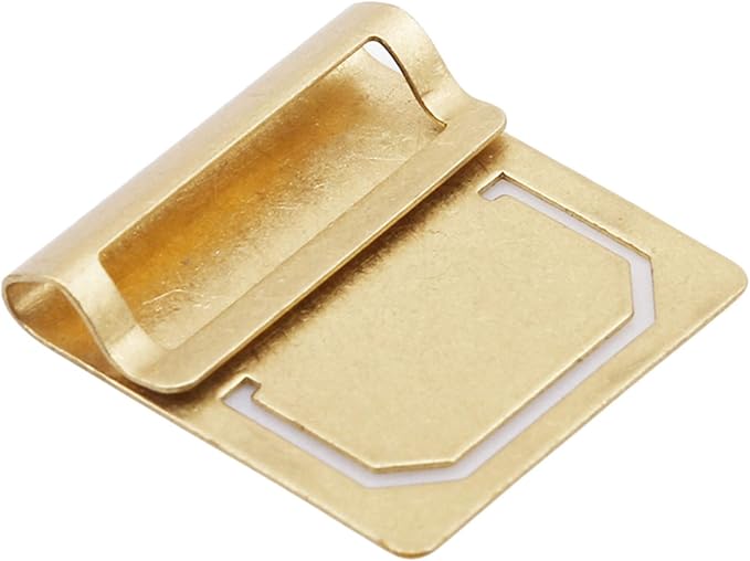 6pcs Airlove Retro Brass Journal Clips & Planner Clips, Mini Planner Bookmark & Index Label Clip – Ideal Stationery Gift for Readers/Students