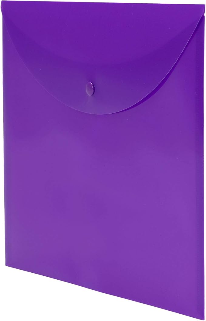 Smead Project Envelope, Snap Closure, Top Load, Letter Size (10, Purple)