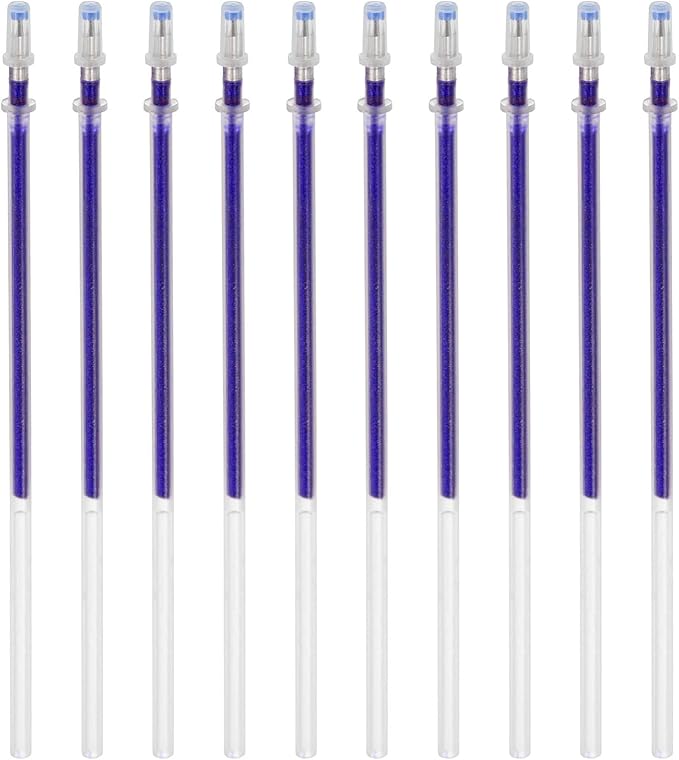 PATIKIL 1mm Gel Pens Refills, 24 Pack Sparkle Metallic Ink Bold Point for Adults Coloring Books Scrapbooking Art Drawing Journaling, Purple
