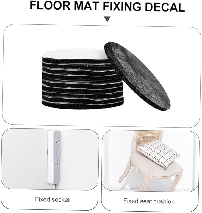 SOLUSTRE 5sets Non-Trace Sofa Cushion Fixers Double Sided Adhesive Strips for Rug Carpet