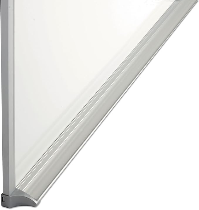 Quartet Dry Erase Magnetic White Board 96"W x 48"H, Porcelain Whiteboard, Silver Aluminum Frame (PPA408)