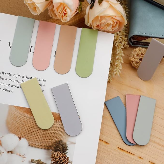 Magnetic Bookmarks - 30PCS Cute & Colorful, Magnet Clips for Women, Men & Kids, Bulk Teacher Bookmarks