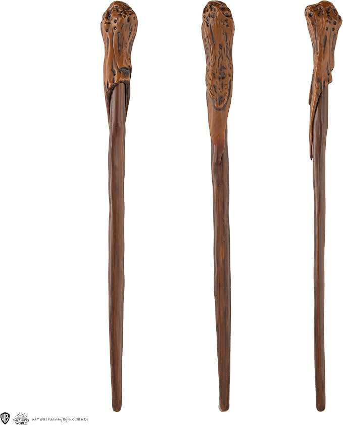 Cinereplicas Harry Potter - Wand Pen with Base and Lenticular Bookmark - Official License (Ron Weasley)
